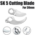 SK5 Electric Pruning Shears Blades with 30mm Sharp Cutting Blade Accessories for Pruning Branches Trees Bonsai Orchard Tools