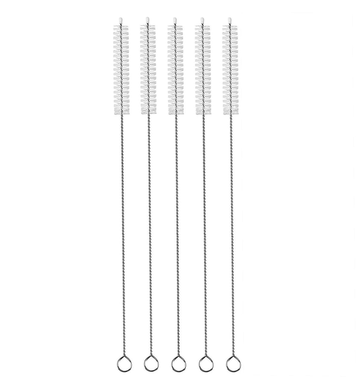 5 Piece Straw Cleaning Brush Set for Stanley - (3 Sizes) Extra Long Pipe Cleaner, Straw Cleaning Brush for Tumbler, Sippy Cup