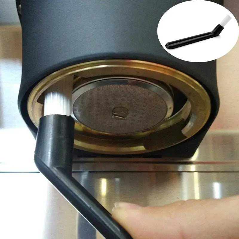 Kaffee-Reinigungsbürste Espressomaschinen-Reinigungsbürste mit Kunststoffgriff Reinigungswerkzeug für Kaffee