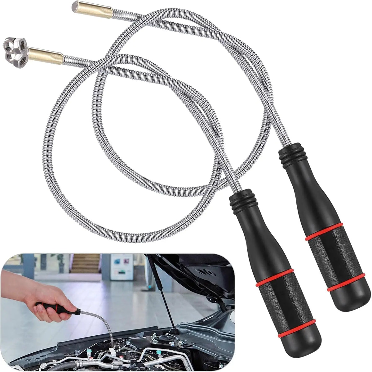 New Foldable Strong Magnetic Pick Up Tool Flexible Magnetic Gripper Car Disassembly Tool Automotive Workshop Tools