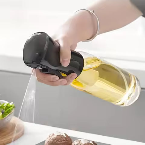 Oil Spray Bottle – Kitchen Sprayer for Olive Oil, Vinegar & Soy Sauce