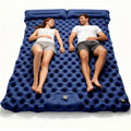 Outdoor Camping Double Air Mattress Extra Wide Sleeping Mat Ultralight Folding Bed Car Travel Sleeping Mat
