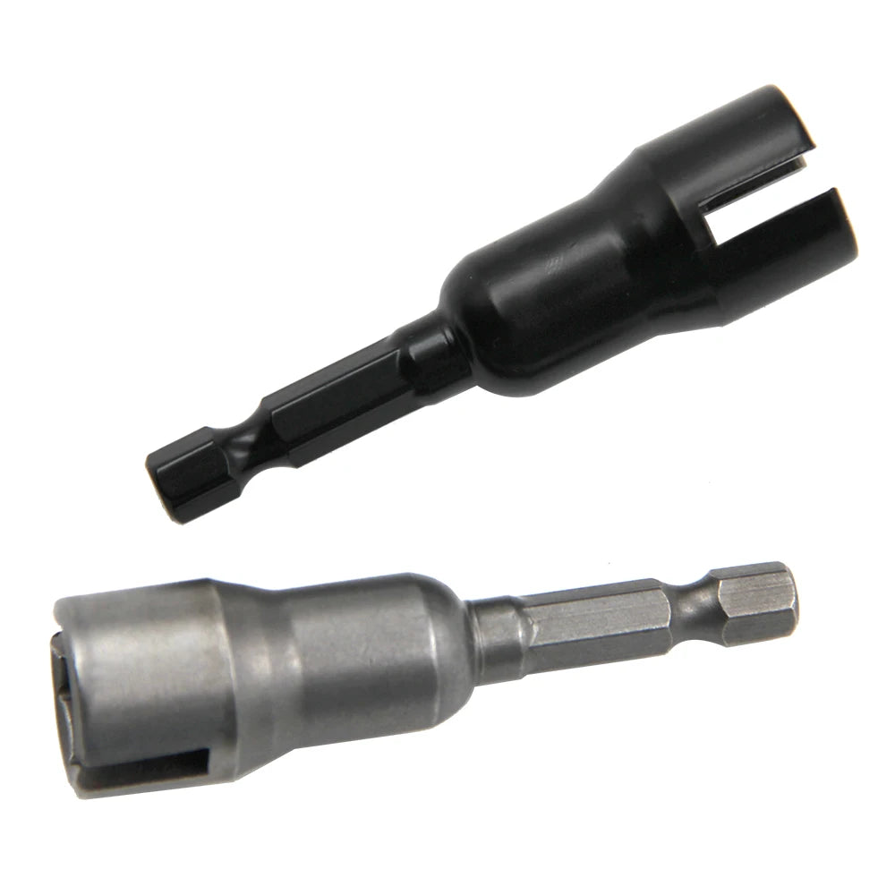 Natural color 65mm slotted socket wrench hex handle electric screwdriver wrench black butterfly hole socket wrench tool