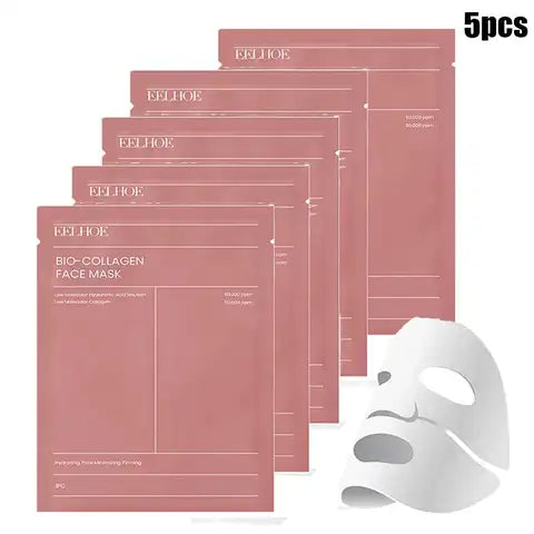 /10pcs organic collagen facial mask shrink pores deep moisturizing overnight mask moisturizing refreshing brightening face skin care