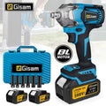 GΣ 1200nm Brushless Electric Impact Wrench Rechargeable Wrench 1/2" Car Tire Cordless Power Tools for Makita 18V Cordless Pen