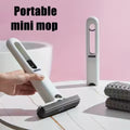 Mini Squeeze Mop Mini Mop Desk Kitchen Car Clean Tools Mops with Self-Squeezing Folding House Cleaning Floor Washing Mops