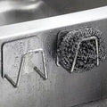 1/3/6pcs Stainless Steel Sink Sponge Rack For Sponge Steel Wire Ball Draining Paste The Inner Wall of Sink Kitchen Supplies