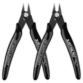 2-Piece Mini Flush Cutter Pliers – Wire & Cable Cutting Tool