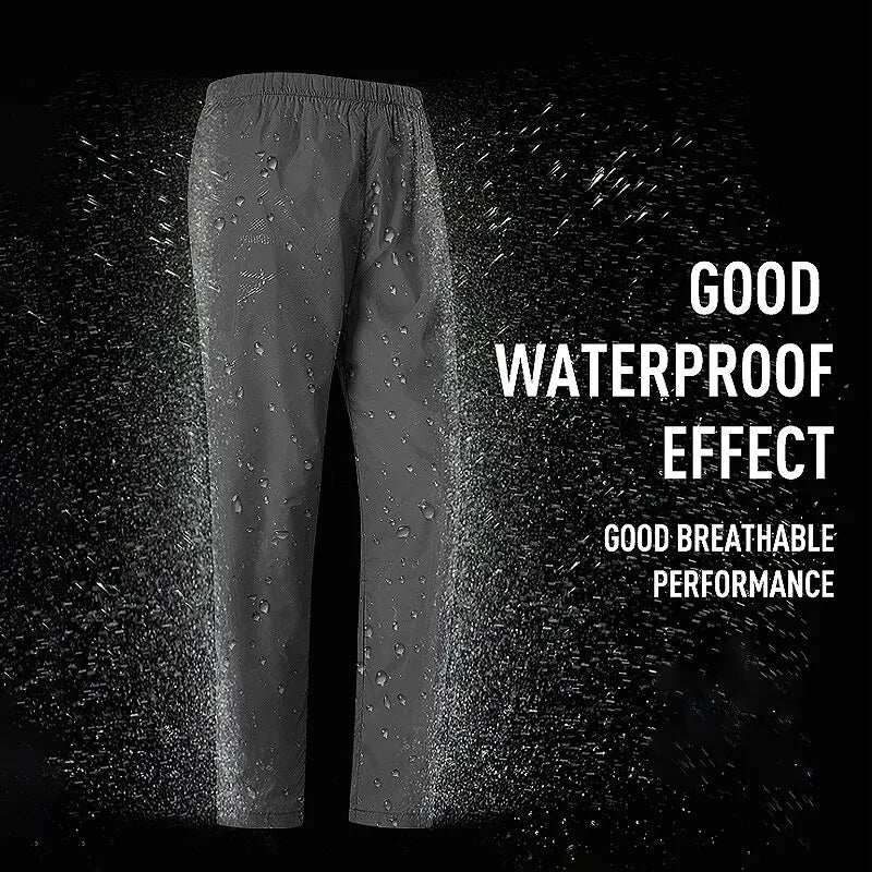 Lngxo Women Men Hiking Pants Outdoor Waterproof Pants Unisex Climbing Camping Sports Quick Drying Mountain Rain Pants Anti UV