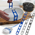 Silicone Lid Strap Reusable Universal Lid Fixing Belt Elastic Band Outdoor Camping Camping Cookware Camping Equipment