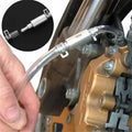 Spezielles Entlüftungsschlauch-Set für Autokupplung und -bremse – hydraulisches Einweg-Entlüftungswerkzeug für Ventilrohre mit Ersatzadapter