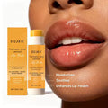 Turmeric Lemon Lip Balm Natural Shea Butter Lip Treatment for Dark Melanin Removal Moisturizing Vegan Pre-Makeup Base Lipstick
