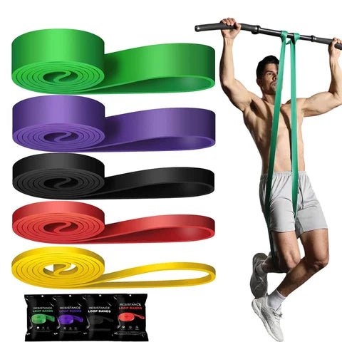 20~230 lbs Heavy Duty Resistance Band for Agility Training Fitness Equipment Yoga Pilates Accessories Elastic Band for Home Workout