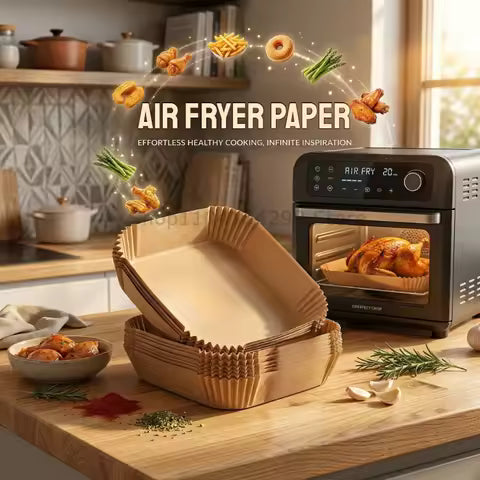 Non-stick baking paper for air fryers, non-stick baking papers for air fryers, baking paper liners, kitchen accessories, baking paper...