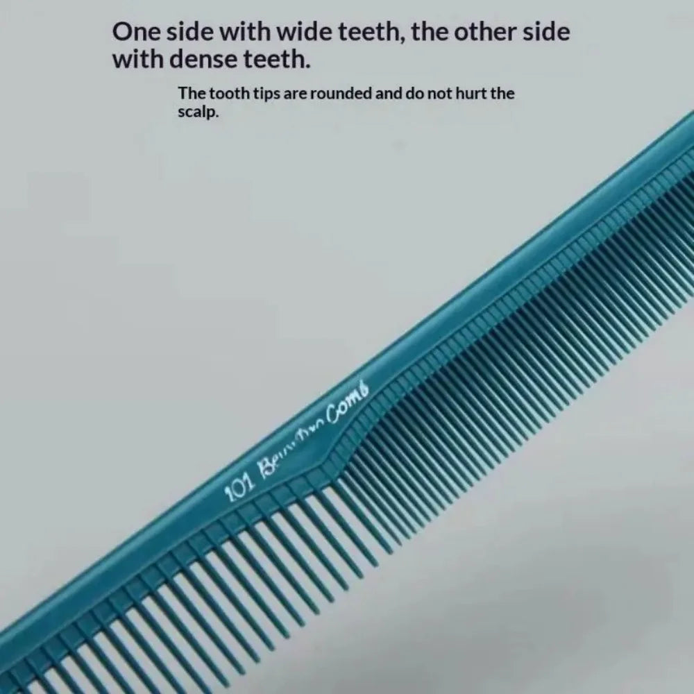 Professioneller Haarschneidekamm, antistatischer Flachkopf-Schneidekamm, feinzahnige Haarschneidebürste, Salonwerkzeuge, Friseur-Haarzubehör