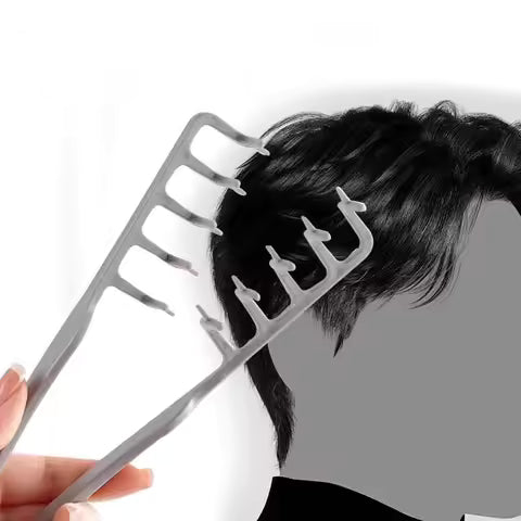 1/2 Pieces Wide Teeth Voluminous Hair Styling Comb Curling Tools Fluffy Texture for Men Ideal for All Hair Types Hair Styling Tools