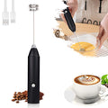 Mini Electric Whisk, 3 Speed ​​Wind Up Milk Frother, 300mAh Battery, Kitchen Egg Whisk, Manual Milk and Coffee Maker