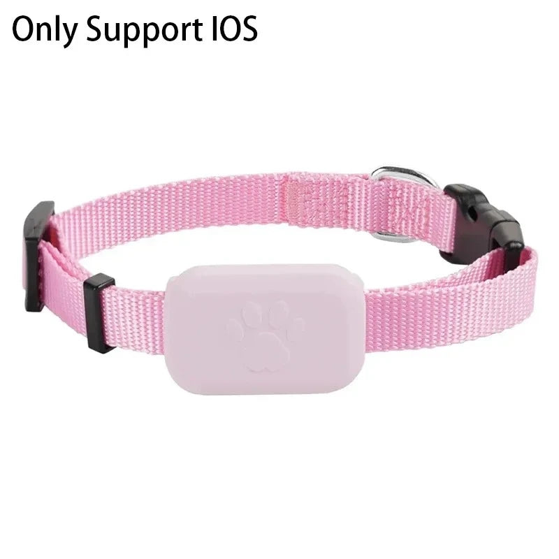 Mini Bluetooth Pet Tracker Collar for Dogs & Cats – Anti-Lost Movement Alert (iPhone Only)