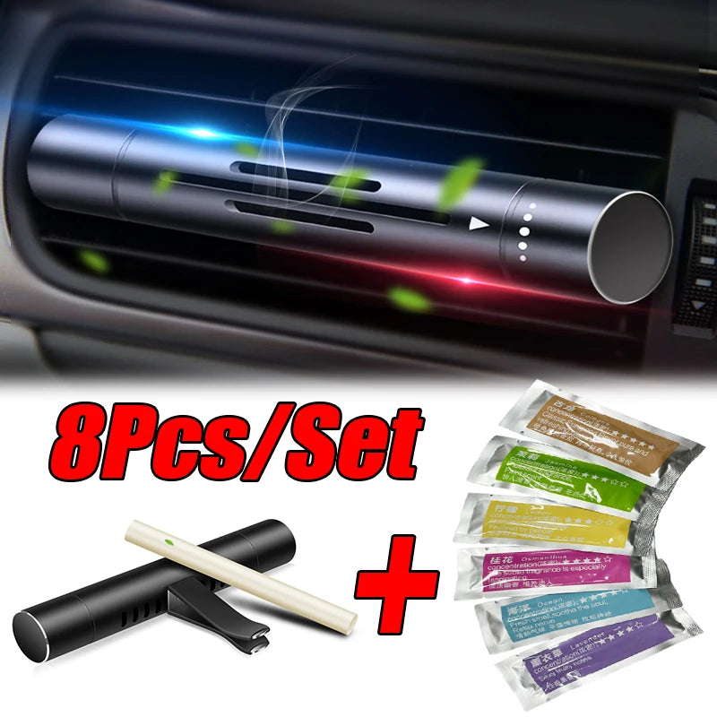 8PC/Set Car Air Vent Perfume Car Air Freshener Flavoring Smell Flavoring Car Perfumes Air Freshener Parfum Car Interior Accessories