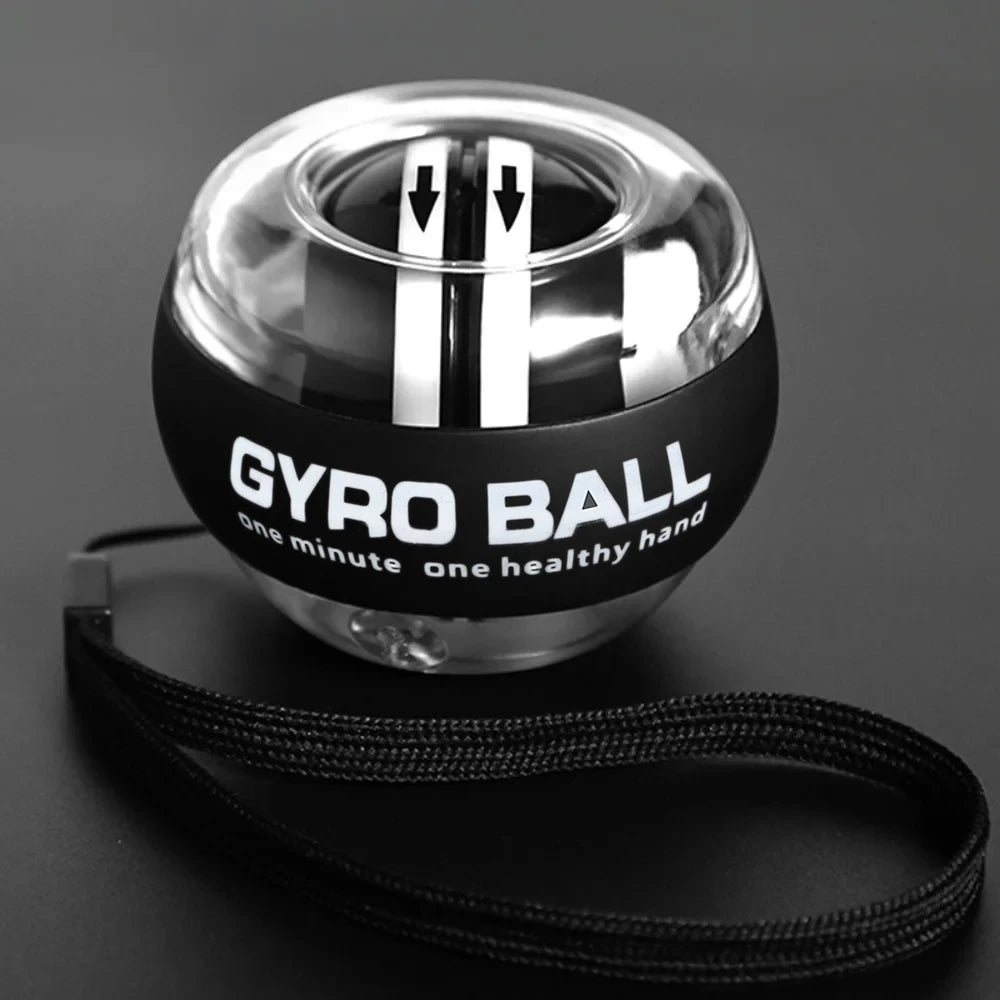 Self Starting Wrist Gyro Ball Power Trainer Forearm Exerciser - Wrist Strengthening Device for Training Arm and Finger Muscles