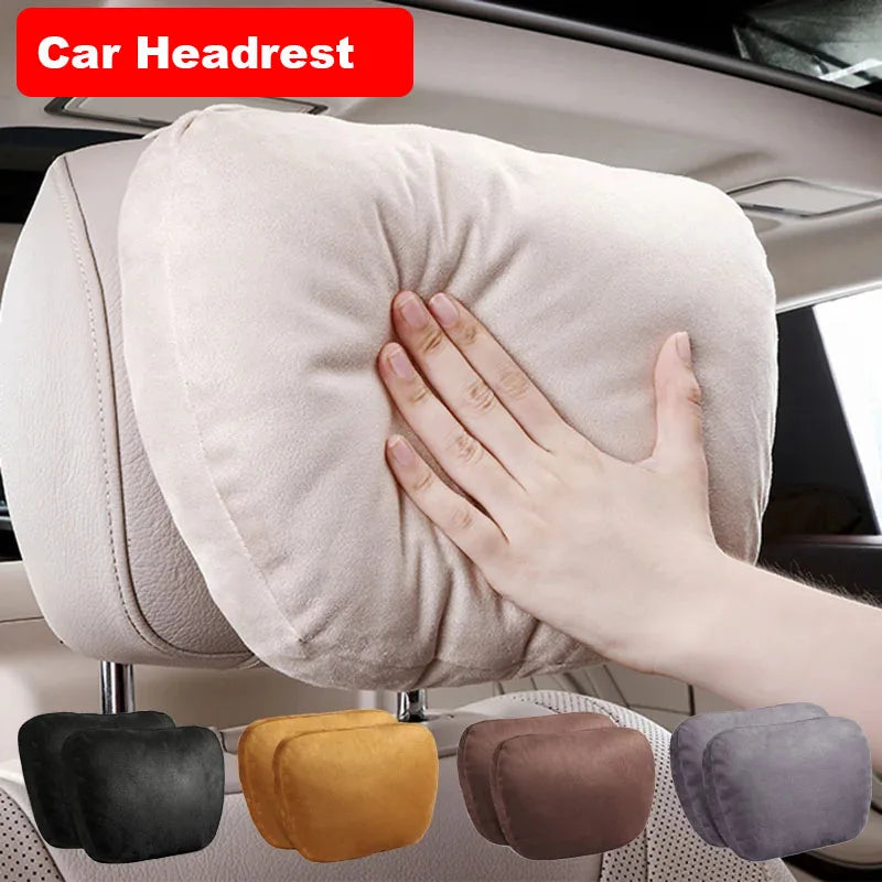 Car Headrest Neck Rest Seat / Maybach Design S Class Soft Universal Adjustable Car Pillow Neck Rest Cushion High Quality