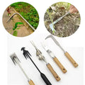 Manual Weeder Set: Maaier Sickle + Roadside Weeding Tool + Garden Hand Shovel - Heavy Duty Carbon Steel for Outdoor Use and