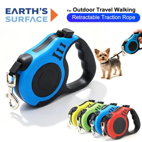 3m 5m Einziehbare Hundeleine Outdoor-Haustierleine Geflochtenes Nylonseil für Kleine und Mittelgroße Hunde Haustierzubehör Wander- und Spaziergangleine