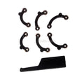 6pcs/set Nose Clip Corrector Massage Tool Nose Up Lifting Shaping Clip Clipper Shaper Bridge Straightening Women Girls Nose Massa