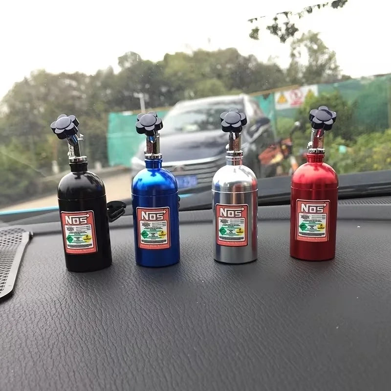 Car Air Freshener NOS Nitrogen Bottle Air Vent Fragrance Auto Aroma Outle Perfume Flavoring Scents Accessories Car Ornament