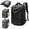 Travel Backpack for Men 17 Inch Laptop Backpack with Vacuum Compression Large Capacity Business Backpack School Backpack Expandable Outdoor Backpack