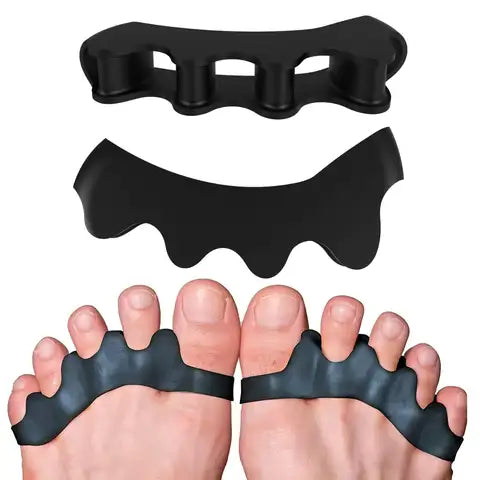 2 Stück = 1 Paar Zehenspreizer, Bahren, korrekte Fuß- und Ballenzehen-Schmerzlinderung, Fußpflege, weiches Gel, Glätteisen, Abstandshalter, 5 Farben