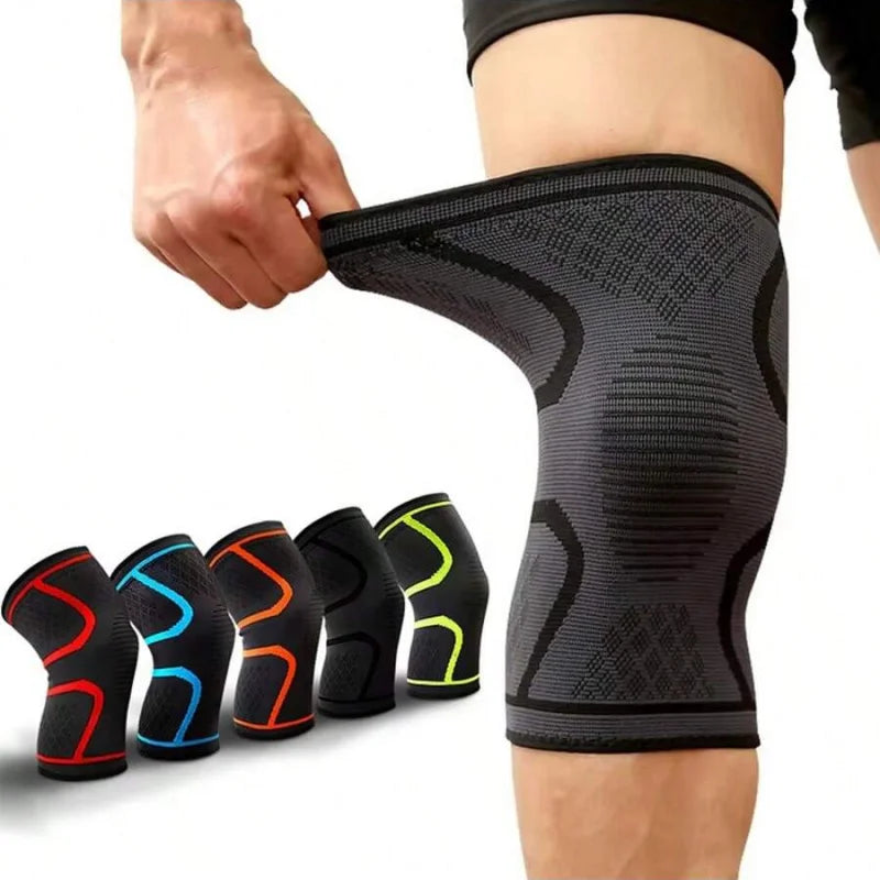 1 x Elastic Breathable Compression Knee Support Sleeve for Basketball Running Cycling