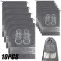 5/10PCS Shoes Storage Organizer Bags Non-Woven Shoe Dust Bags Portable Travel Shoe Bag Shoes Storage Packaging Pouch Organizers