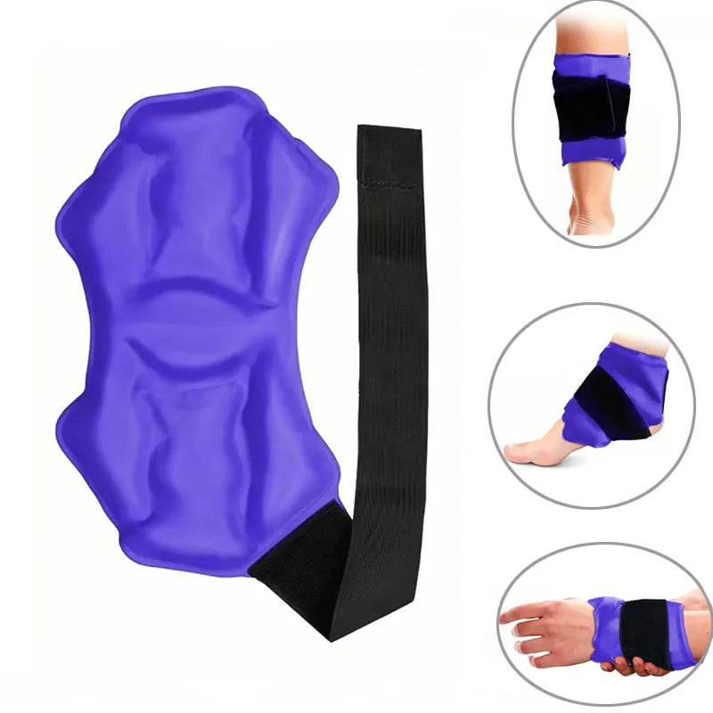 Reusable Knesseis Packs for Ankles, Wrists, Elbows and Feet - Hot-cold compresses with gel for support and care
