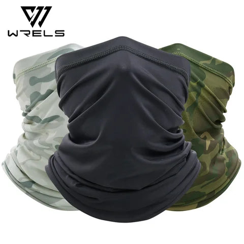 Summer Tactical Bandana Camo Breathable Cycling Hunting Face Mask Running Hiking Skiing Sports Neck Gaiter Scarf Bicycle Men