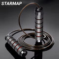 The new steel wire skipping rope, adjustable skipping rope, fitness, workout, training, home sports equipment, tangle-free