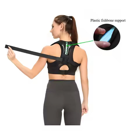 Adjustable Upper Back Posture Correction Belt, Clavicle and Spine Support, Neck Support for Home, Office and Sports, Shoulder and Back...