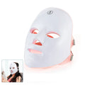 Wireless 7-Colors LED Face Beauty Machine Photon Facial Neck Skin Tighten Rejuvenation Facial Neck Mask