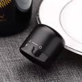 1pc Black Domestic Kitchen Sealing Red Wine Bottles Stopper Mini Preservation Spin Leak Proof Wine Champagne Stopper Cap
