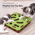 Cat Puzzle Toys Felt Puzzle Box Cat Exercise Toys With Ball Indoor Sports Entertainment Hunting Cat Toys For Indoor Cats