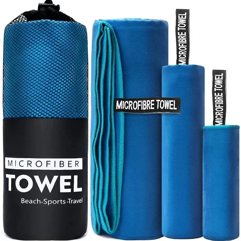 Quick Dry Sports Towel 40x80cm Blue Gray Green Orange Swimming Gym Fitness Camping Running Beach Washcloth