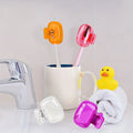 Travel Toothbrush Head Covers Toothbrush Cap Brush Cover Protective Portable Plastic Clips for Household and Travel