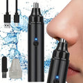 Rechargeable Nose Hair Trimmer and Facial Hair Remover for Men - Nose Hair Razor for Clear Nasal Passages - Portable Care Device for