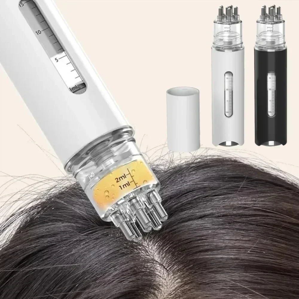 1 Piece Portable Scalp Applicator Liquid Comb Mini Massager Liquid Guide Essential Oil Massager Anti Hair Loss Scalp Care Tool