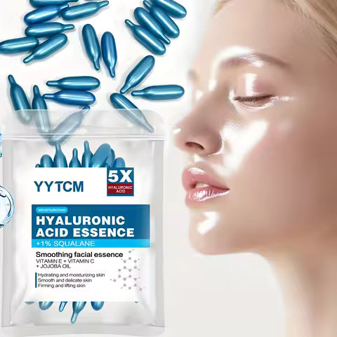 Hyaluronic Acid Deep Moisture Capsule Essence, Deep Moisture and Brightening Skin Essence (0.4g X 30 Capsules)/Bag - 1 B