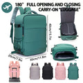 40X30X20Cm Boarding Travel Backpack, Compatible with Ryanair, Easyjet and Wizardair Budget Backpacks (Selected Products)