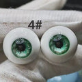1 Pair Half Ball Resin Purple Doll Eyes Accessories Size 12/14/16/18mm Makeup Toy for Girls