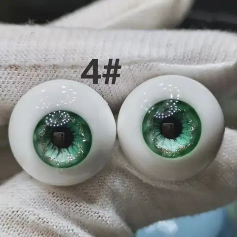 1 Pair Half Ball Resin Purple Doll Eyes Accessories Size 12/14/16/18mm Makeup Toy for Girls