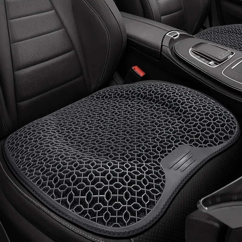 1 Piece Honeycomb Gel Seat Cushion, Breathable Ergonomic Chair Cushion for Car, Office, Home, Washable, Lightweight, Supportive