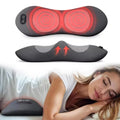 3-in-1 Rückenmassagegerät mit Wärme und Vibration zur Linderung von Rückenschmerzen, Bandscheibenvorfall, Dehnungsunterstützung, Traktion, Massagekissen für den unteren Rücken